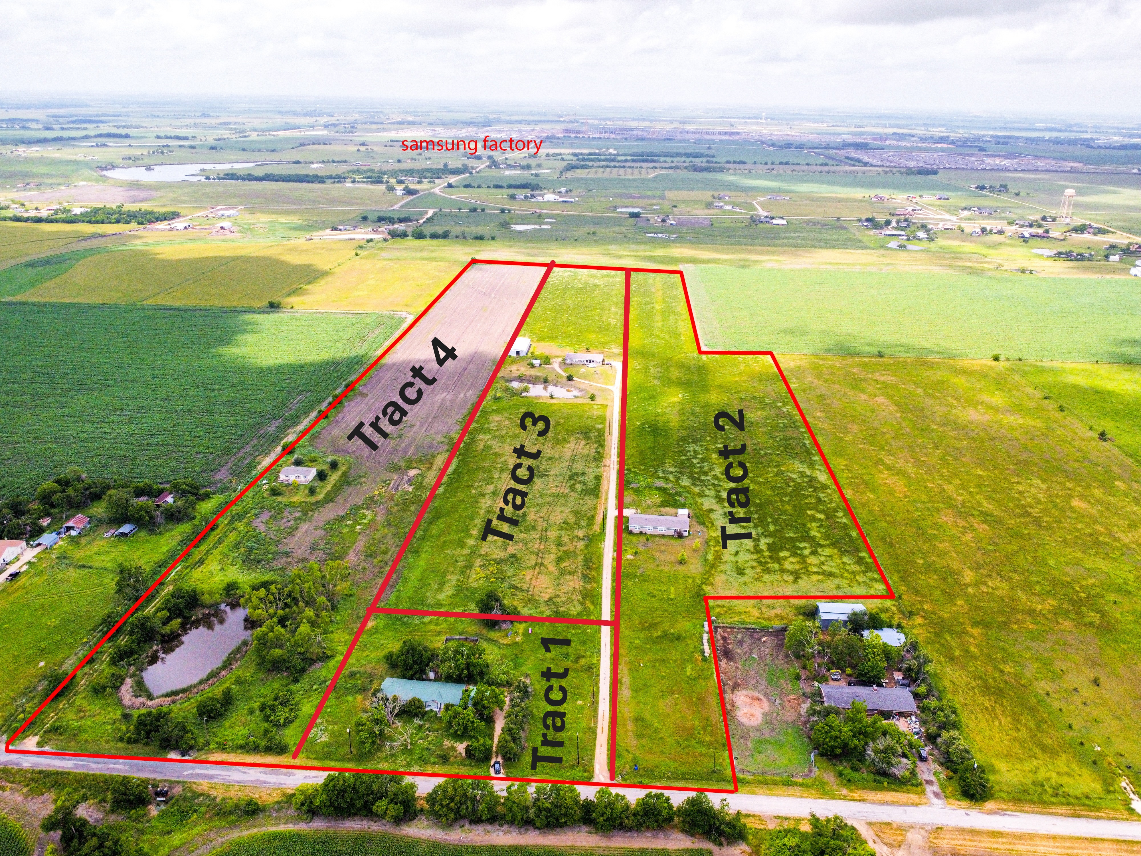 13.23± acre commercial and ranch land on CR 406 in Taylor, Texas — Full Circle Commercial listing with Hannah Mara